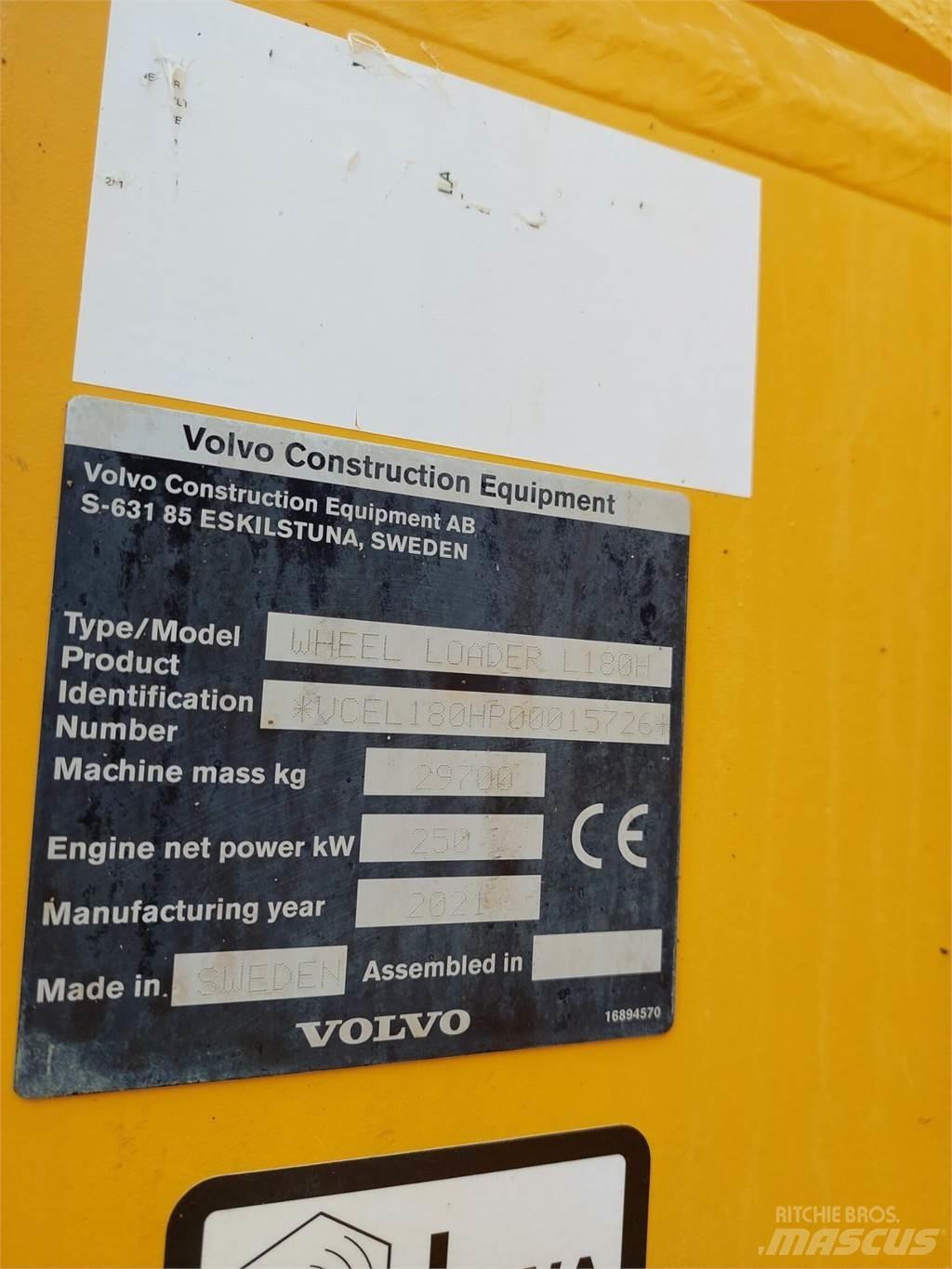 Volvo L 180H Wheel Loaders