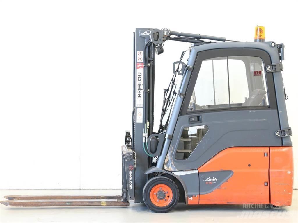 Linde E16/386-02 EVO Electric Forklifts