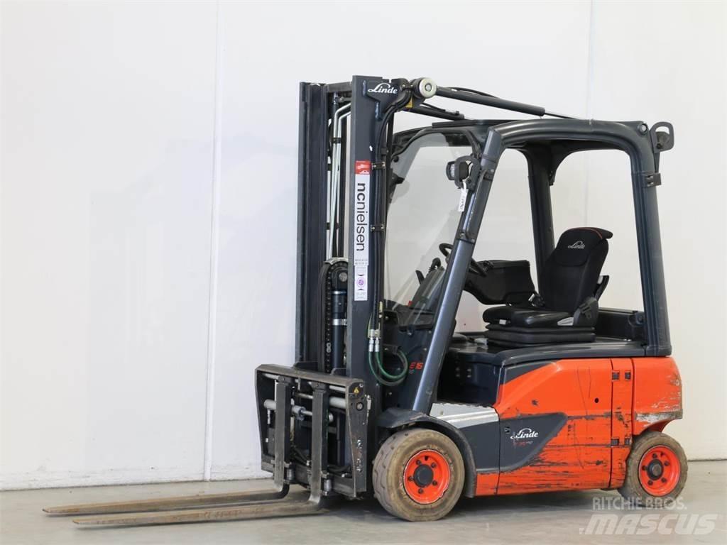 Linde E16P/386-02 Electric Forklifts
