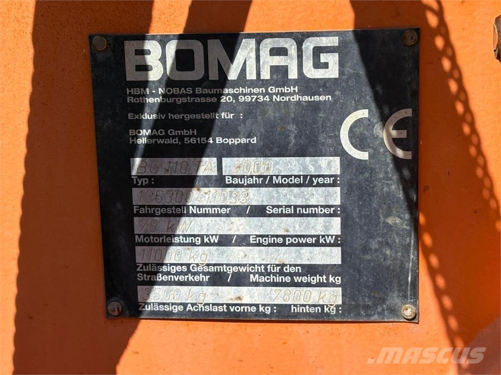 Bomag BG 110 TA Motor Graders