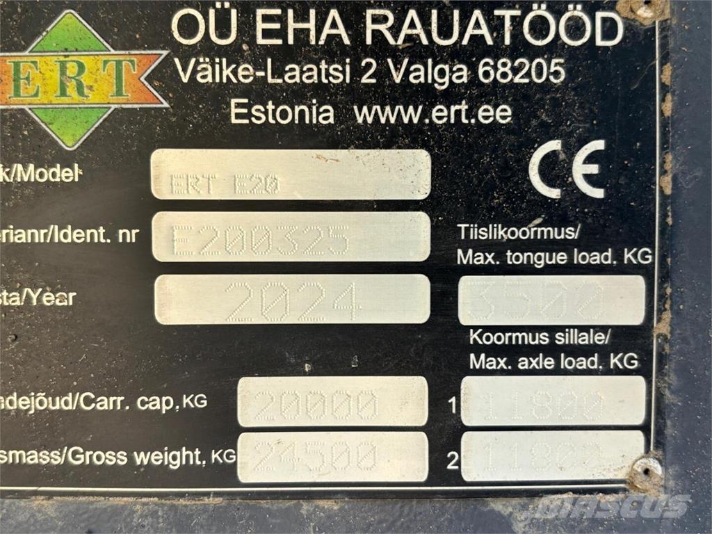 ERT E 20 Tip Trailers