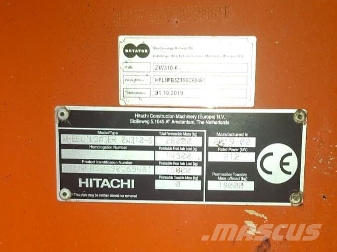 Hitachi ZW 310-6 Wheel Loaders