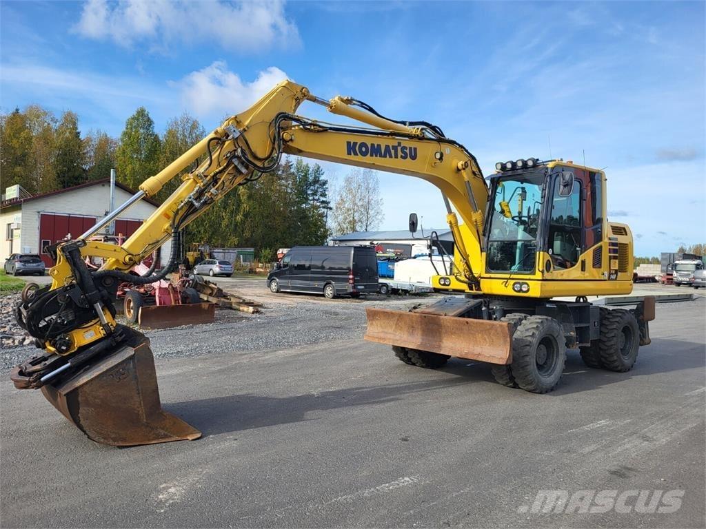 Komatsu PW 148-10 Wheeled Excavators