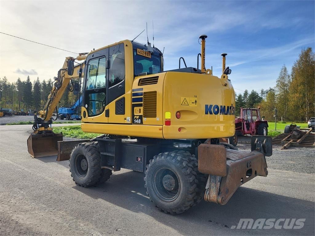Komatsu PW 148-10 Wheeled Excavators