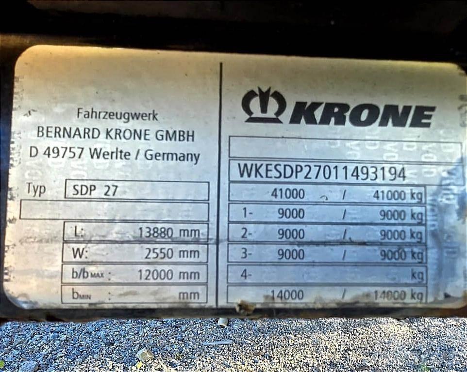 Krone SDP 27 Curtain  trailers
