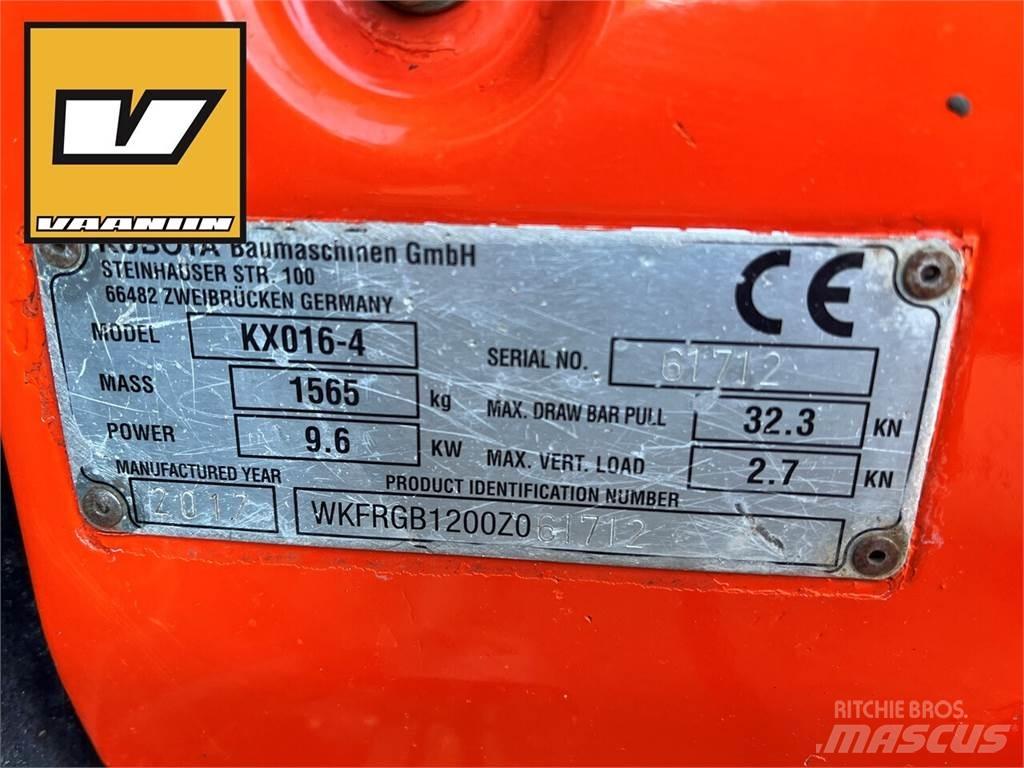 Kubota KX016-4 Mini Excavators <7t (Mini Diggers)