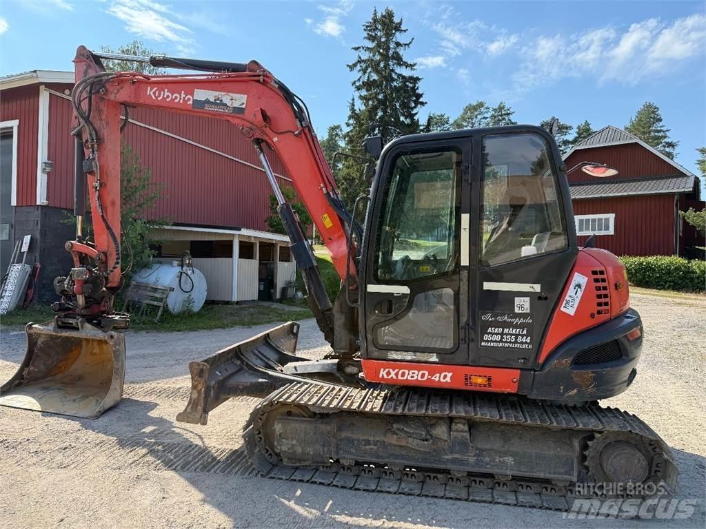 Kubota KX080-4 Mini excavators  7t - 12t
