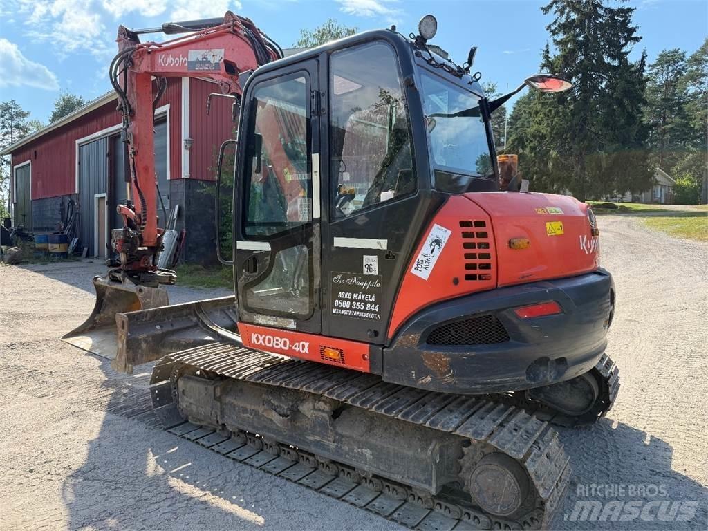 Kubota KX080-4 Mini excavators  7t - 12t