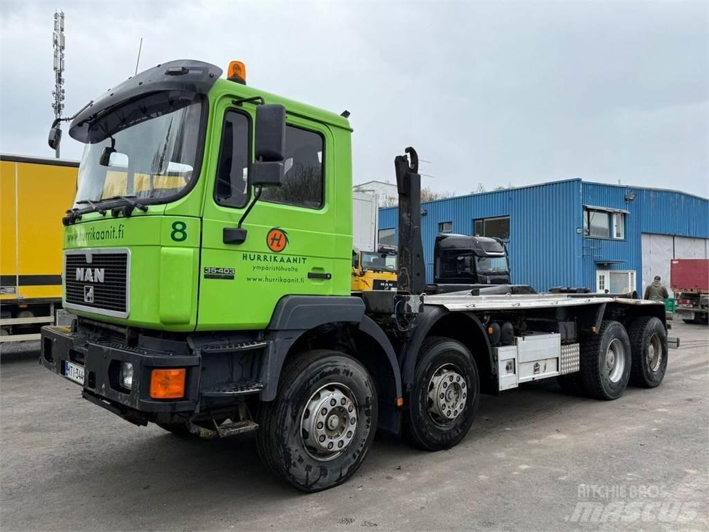 MAN 35.403 8X4 Hook lift trucks