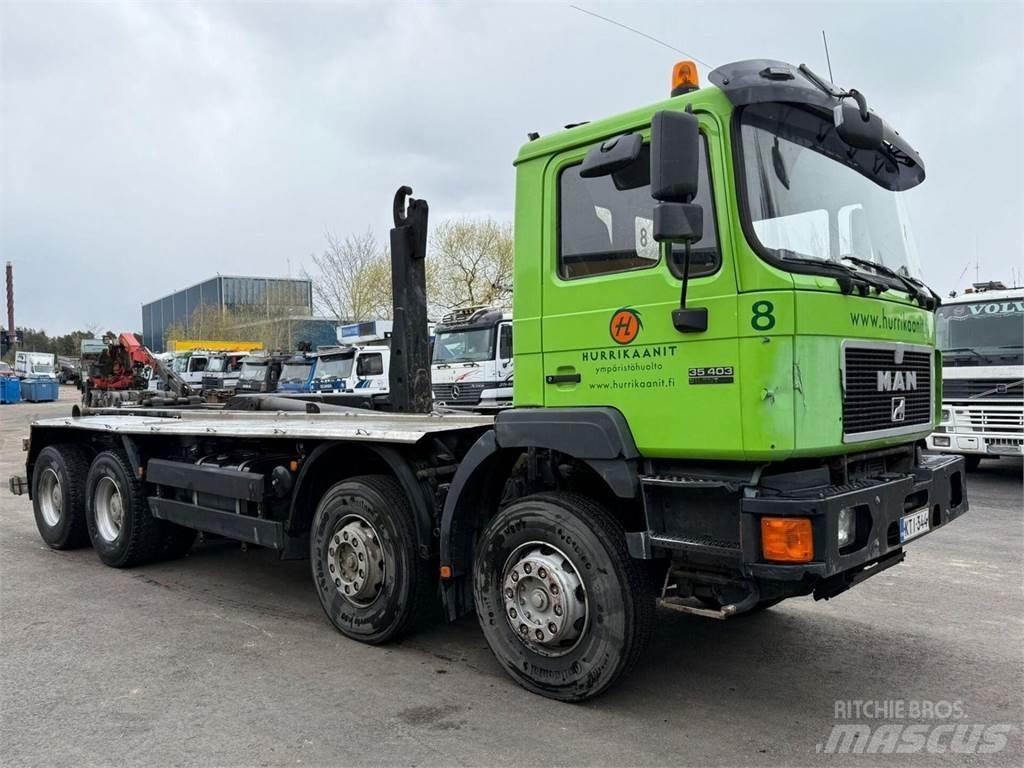 MAN 35.403 8X4 Hook lift trucks