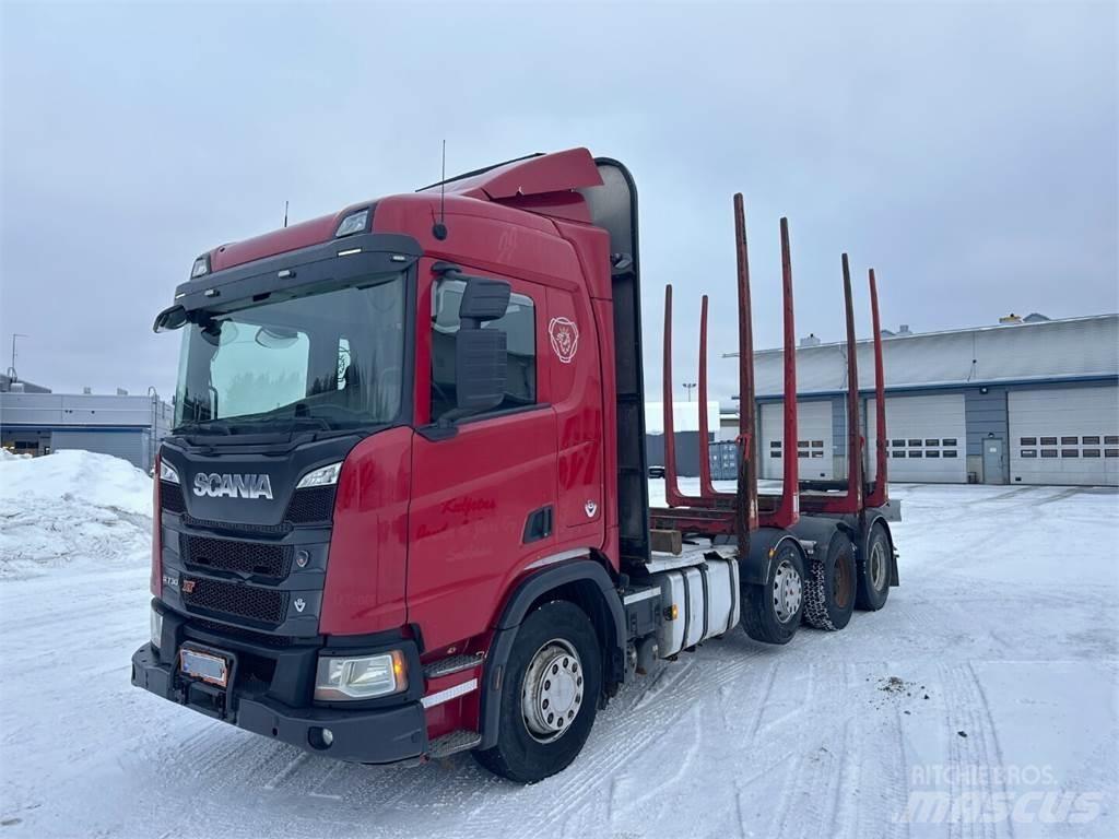 Scania R730 8x4 Log trucks