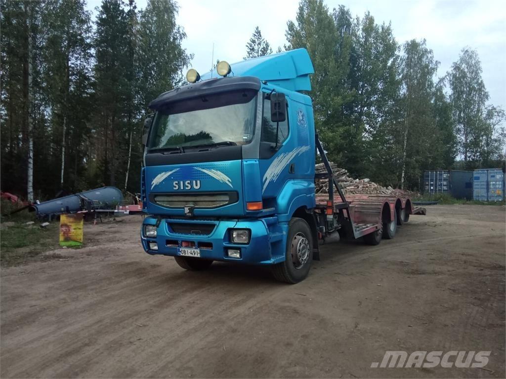 Sisu E12 Forest machine transport trucks