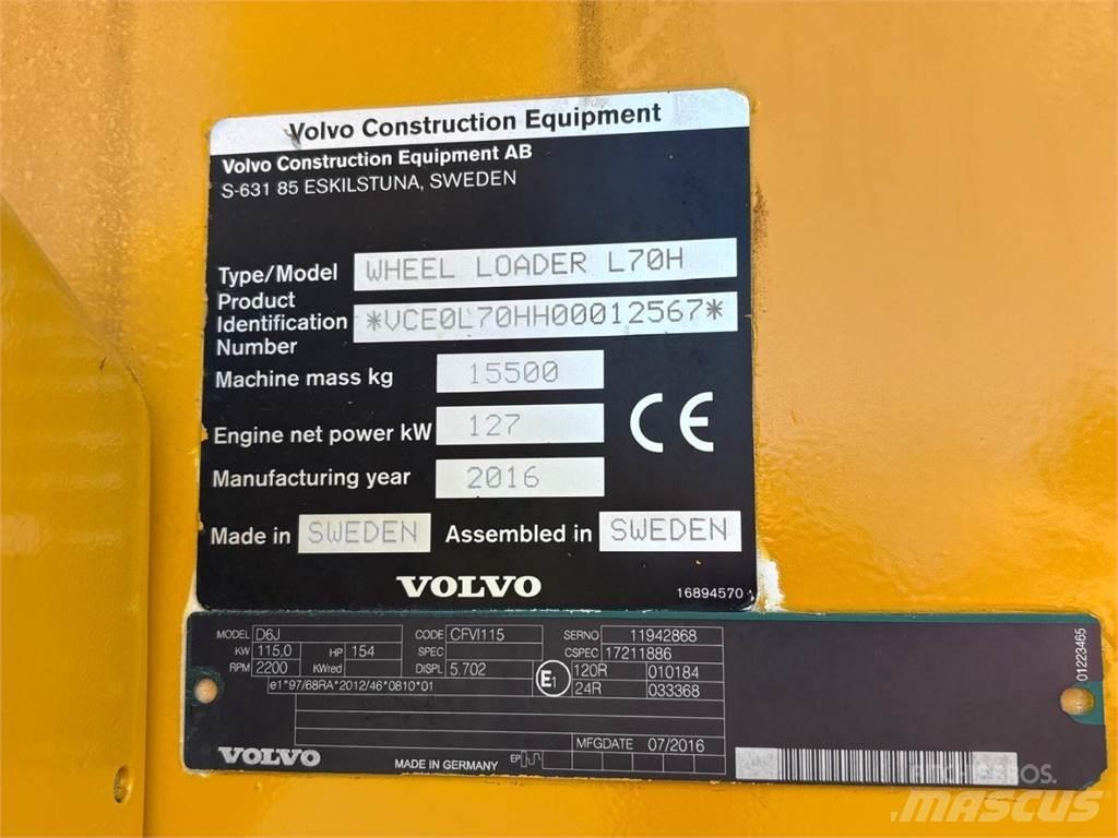 Volvo L 70 H Wheel Loaders