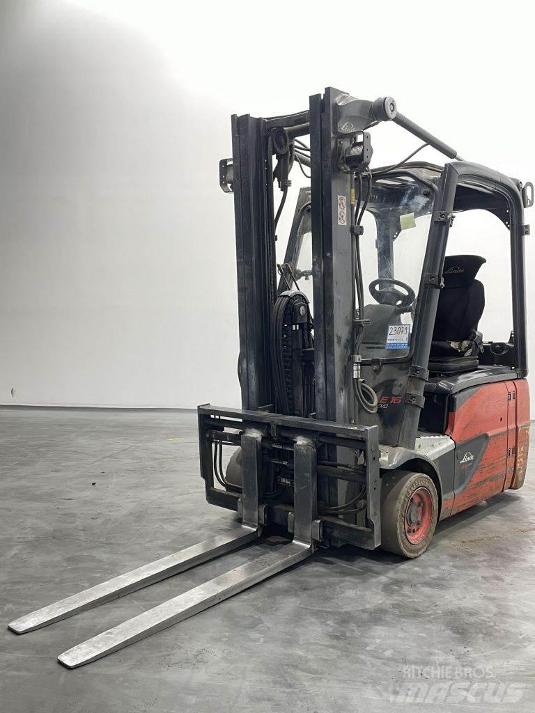 Linde E16-02-386 Electric Forklifts