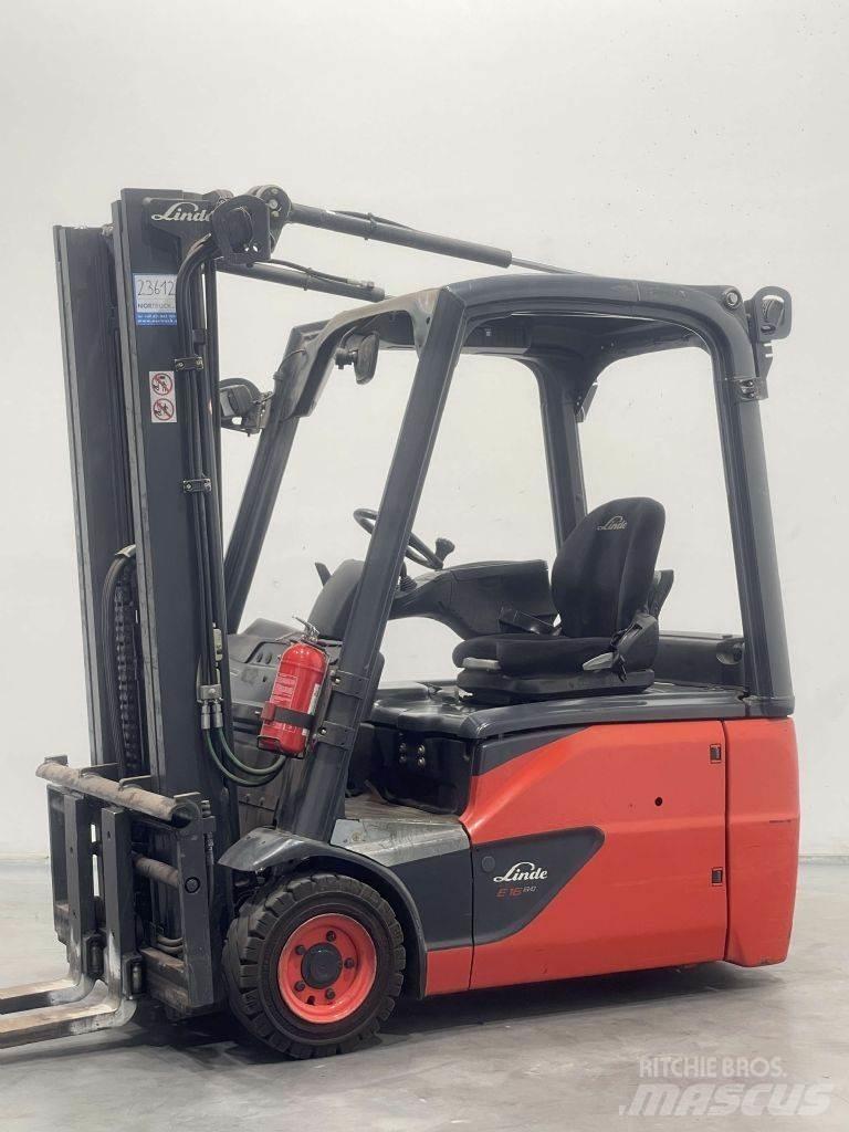 Linde E16-02-386 Electric Forklifts
