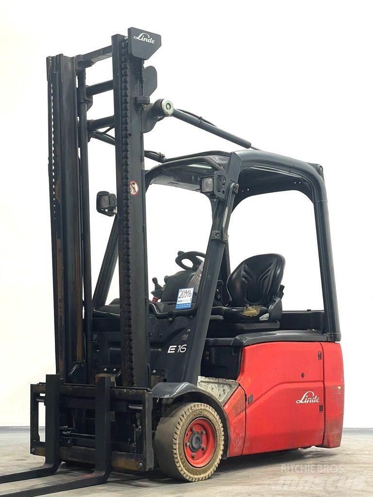 Linde E16-386 Electric Forklifts