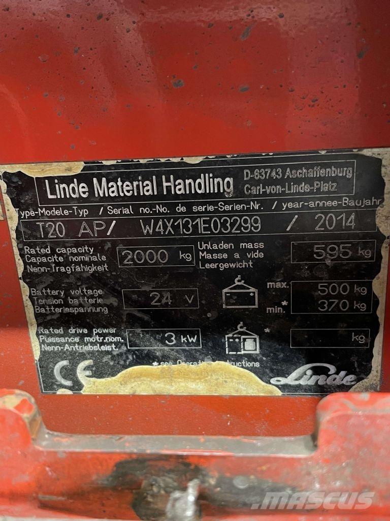 Linde T20AP-131 Low lifter