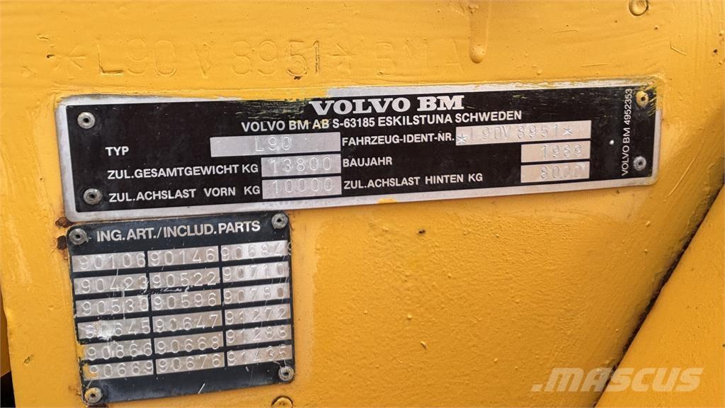 Volvo L90 LASTMASKIN Wheel Loaders