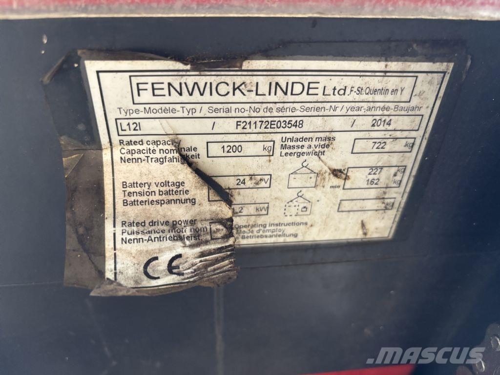 Linde L12i Pedestrian stacker