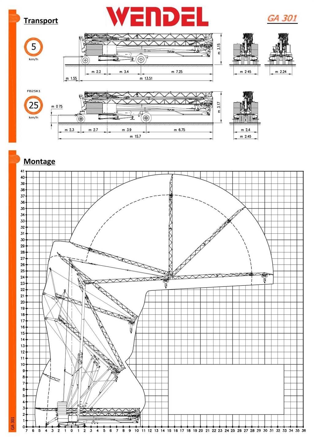 FB GRU GA 301 Tower Cranes