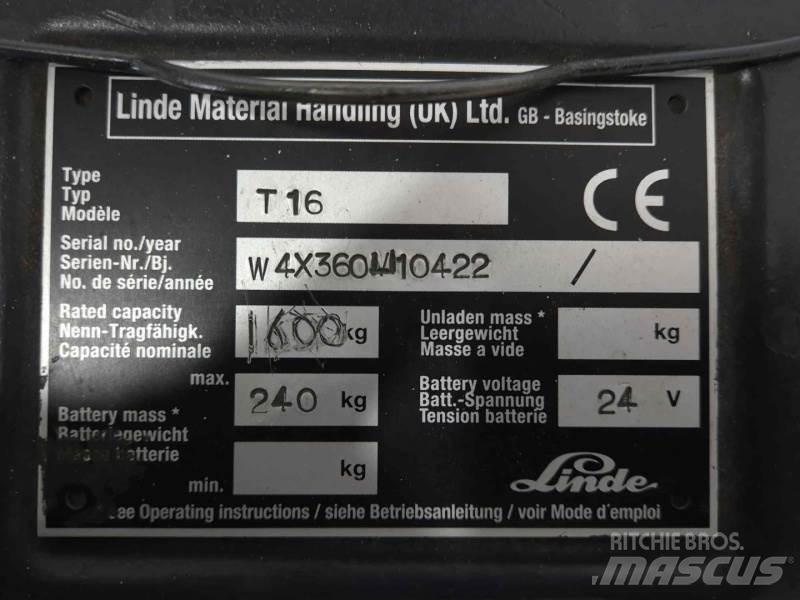 Linde T16 Pallet Truck