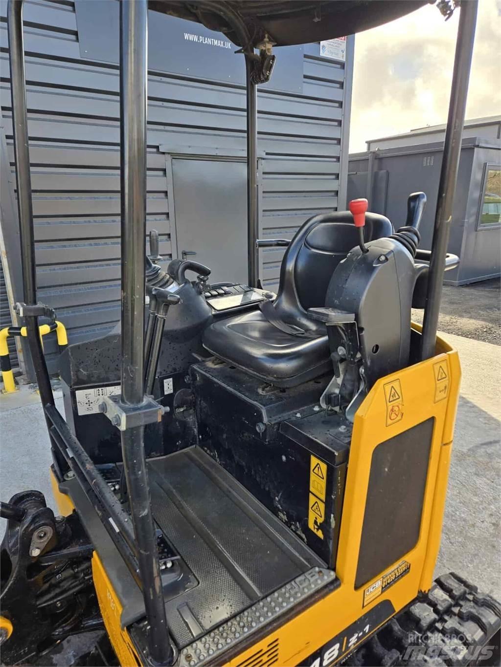JCB 18Z Mini Excavators <7t (Mini Diggers)
