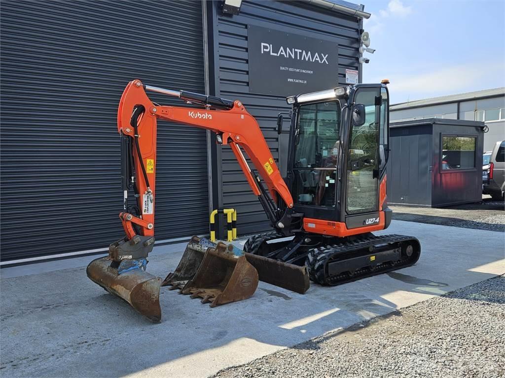 Kubota U27-4 Mini Excavators <7t (Mini Diggers)