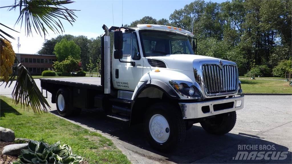 International 7400 Flatbed Trucks