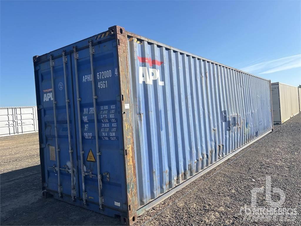  40 ft High Cube Special Containers