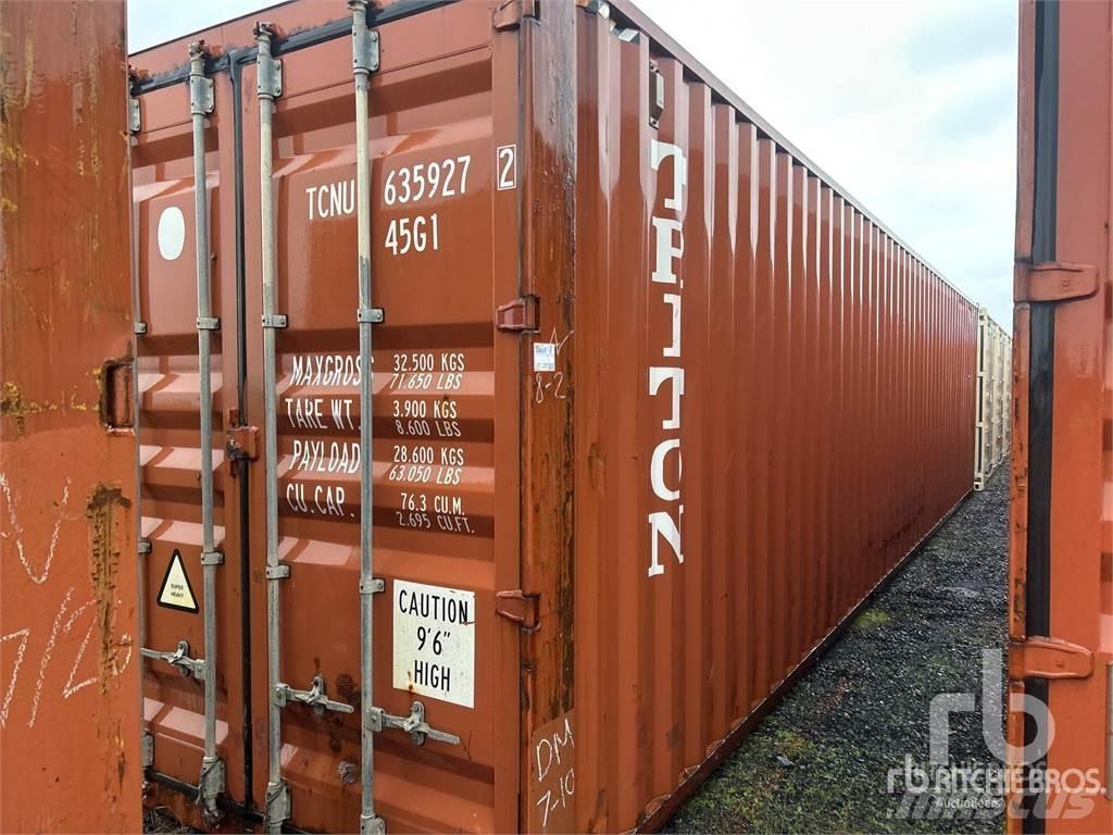  40 ft High Cube Special Containers