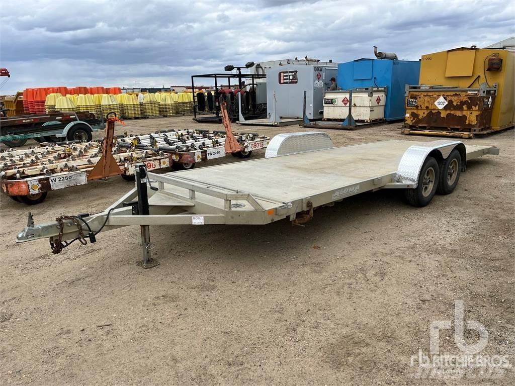  ALUMS 22 ft T/A Lowboy trailer