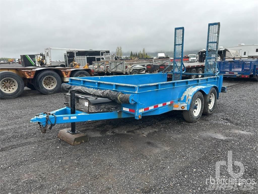  JGM 14 ft T/A Lowboy trailer