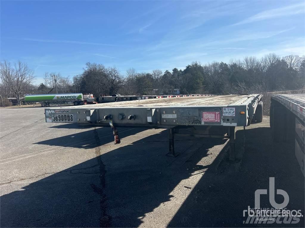 Manac 48 ft T/A Flatbed/Dropside semi-trailers