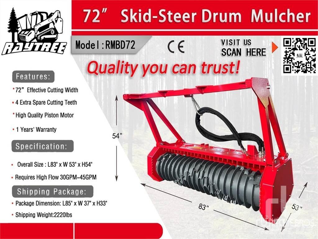  RAYTREE RMBD72 Forestry Mulchers