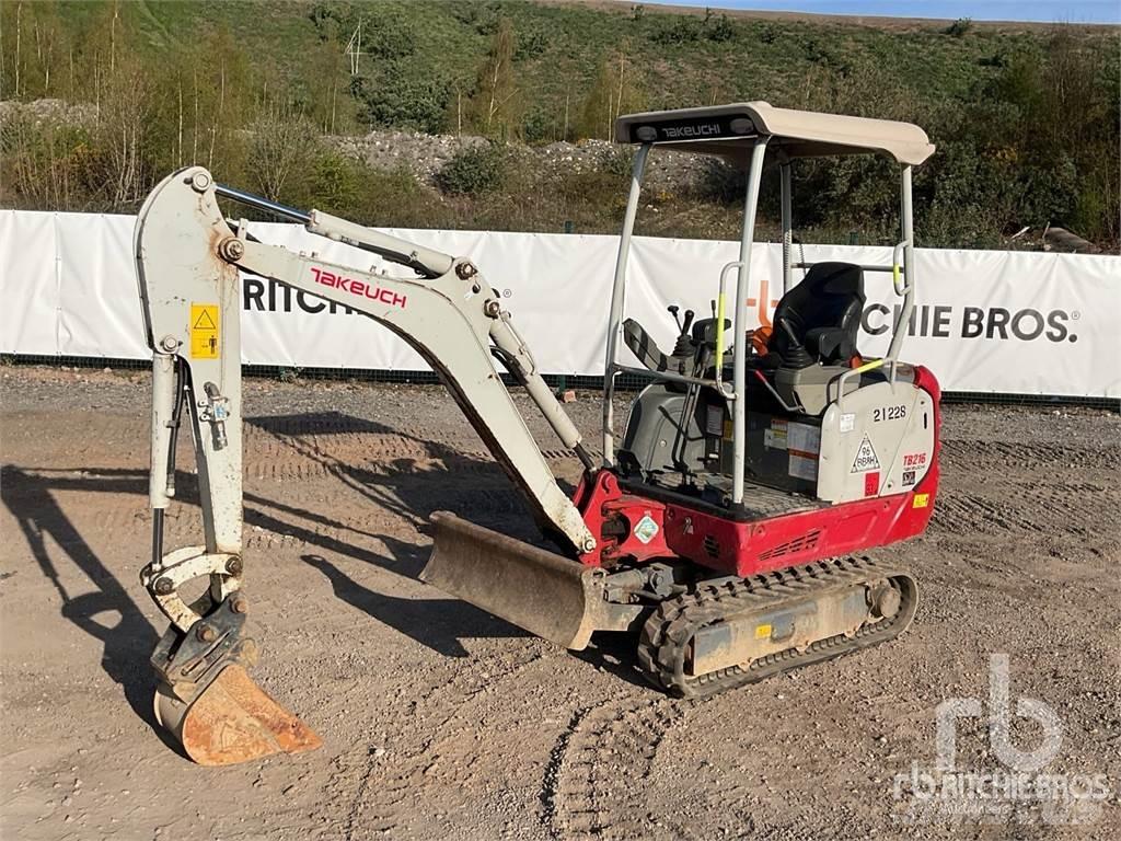 Takeuchi TB216 Mini Excavators <7t (Mini Diggers)