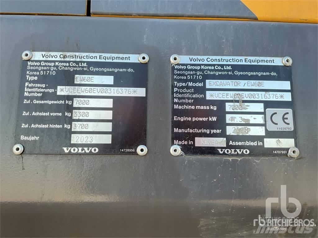 Volvo EW60E Wheeled Excavators