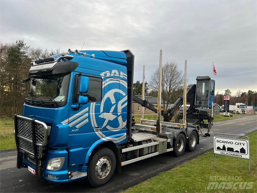 DAF XF530 FAT 6x4 Log trucks