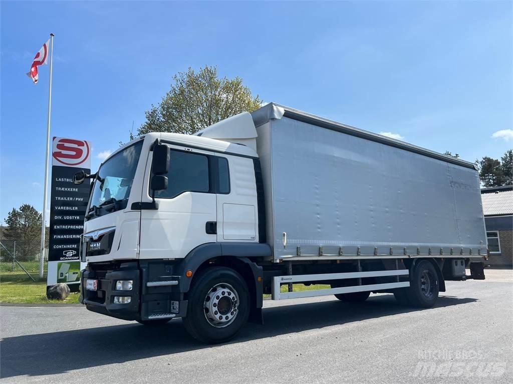 MAN TGM 18-340 BL Curtain Side Trucks