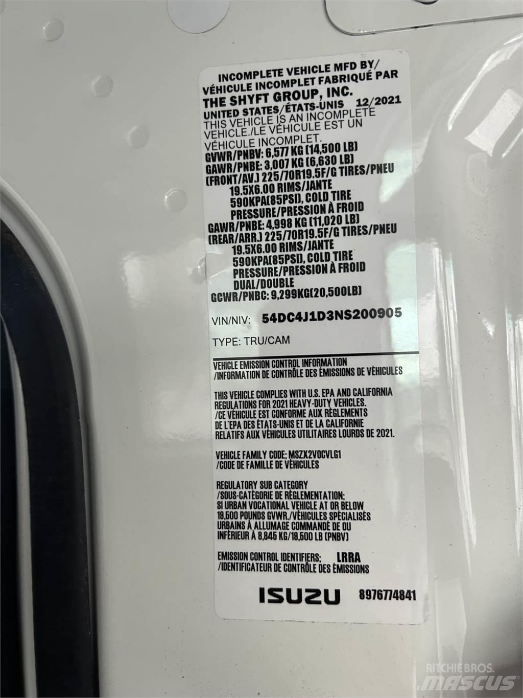 Isuzu NPR HD DC Other Trucks
