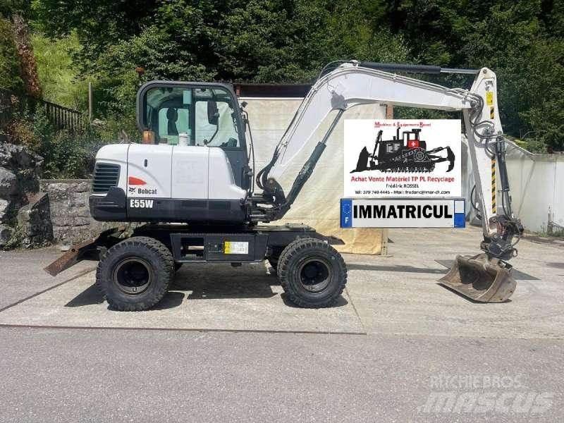 Bobcat E55W Wheeled Excavators