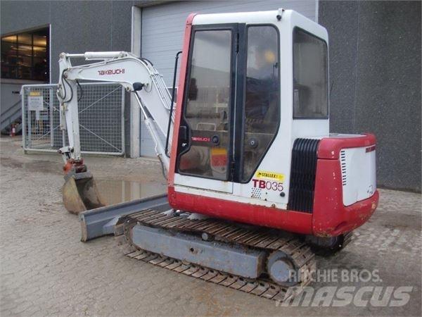 Takeuchi TB035 Mini Excavators <7t (Mini Diggers)