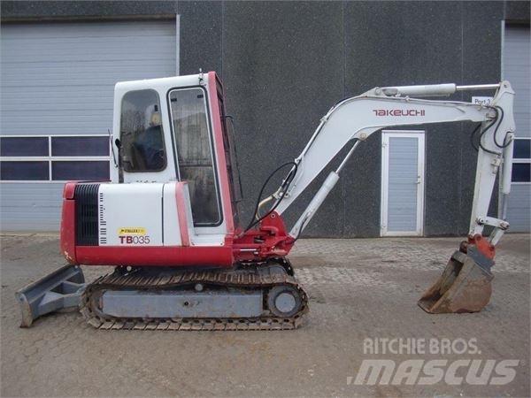 Takeuchi TB035 Mini Excavators <7t (Mini Diggers)