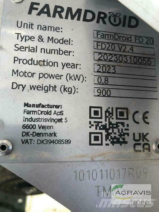 Farmdroid FD20 Other tractor accessories