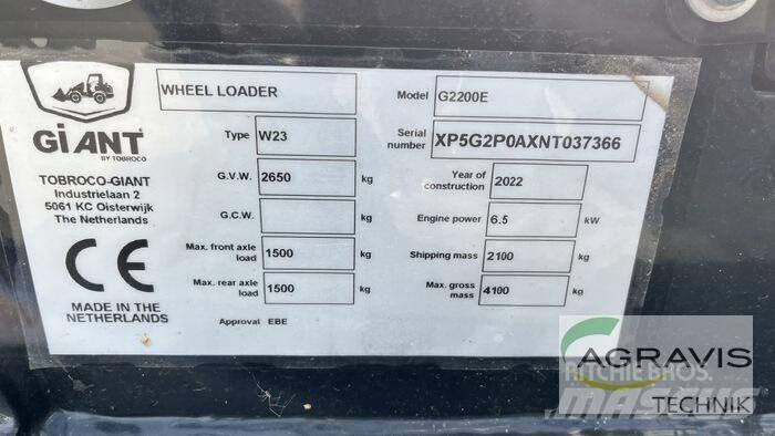 GiANT G2200E Wheel Loaders