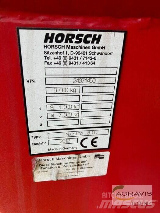 Horsch MAISTRO 8 CC Farm Drills