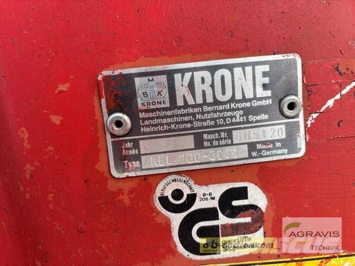 Krone KES 100 Power Harrows And Rototillers