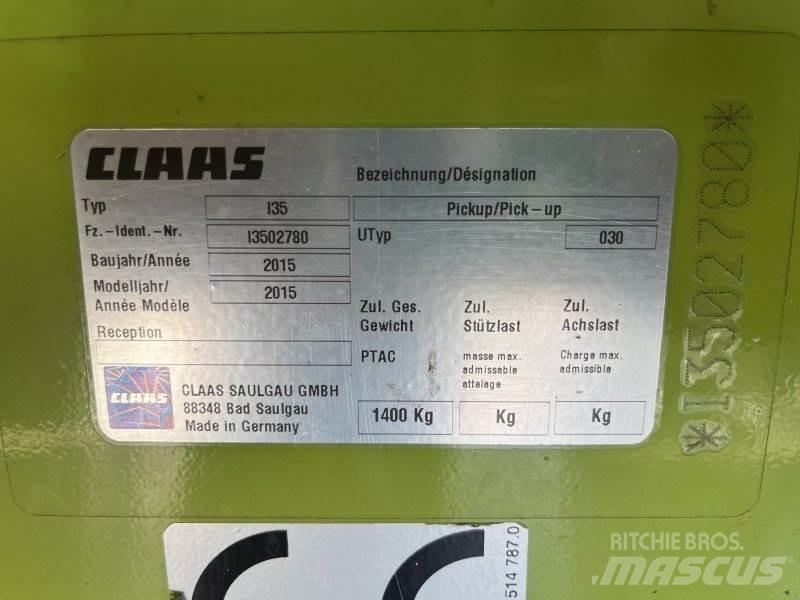 CLAAS Pick-Up Harvester Headers