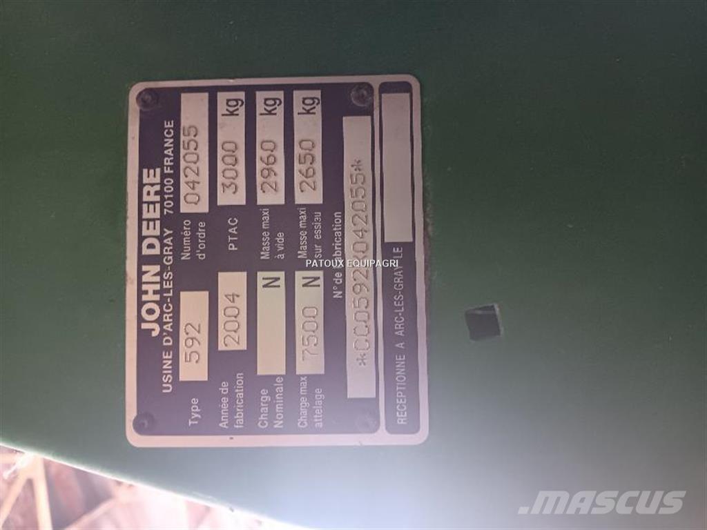 John Deere 592 Round Balers
