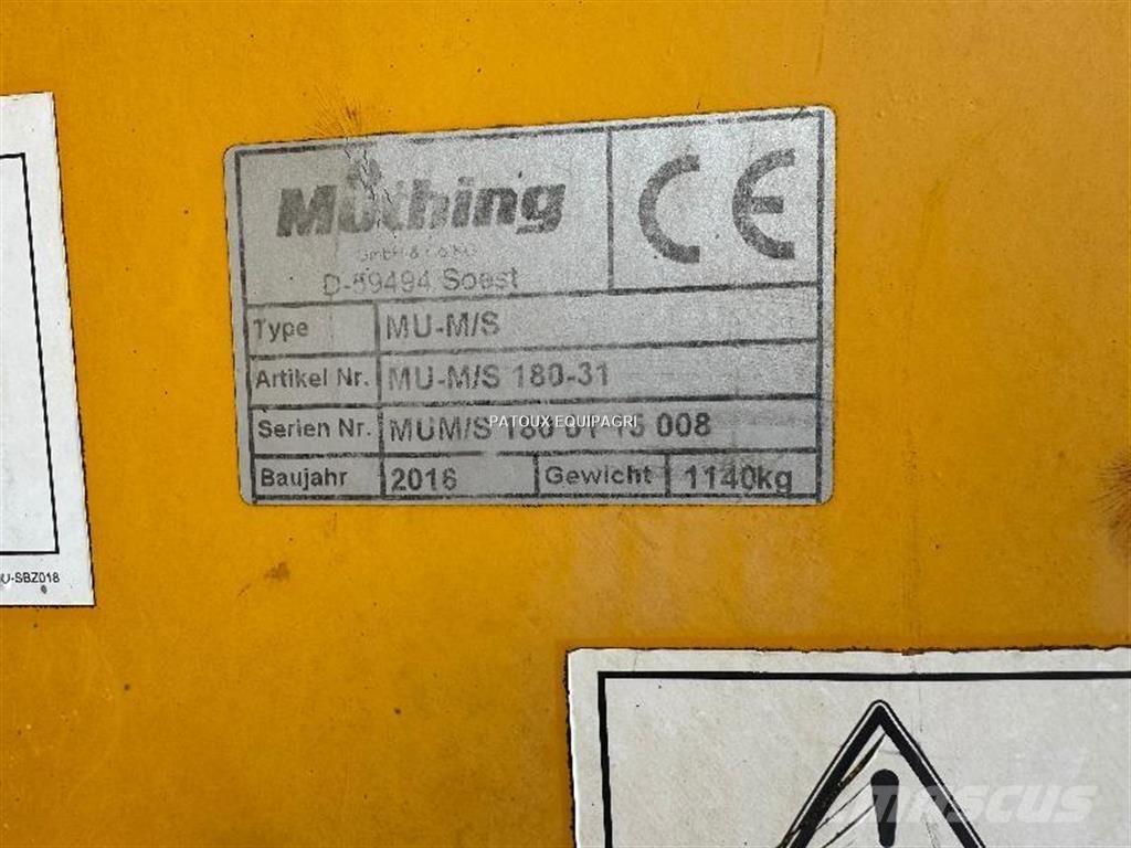 Müthing MU/MS-180 Power Harrows And Rototillers