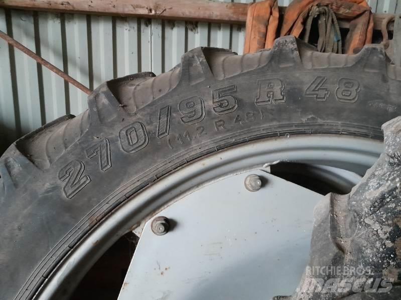 - - -  270/95R48 Tires, wheels and rims